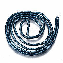 Гальванизировать немагнитных синтетический гематит бисер пряди&nbsp;G-T114-57-04