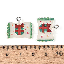 Рождественские подвески из полупрозрачной смолы&nbsp;LS-RESI-E022-01P-05-01