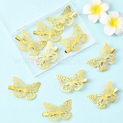 12 шт. 2 стиля железные заколки для волос из кожи аллигатора для женщин и девочек&nbsp;PHAR-SP0001-28A