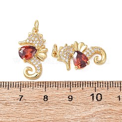 Латунные микро проложить кубического циркония подвески&nbsp;KK-C143-09G