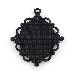 Электрофорез сплава ромб сеттинги кабошон большой кулон&nbsp;X-PALLOY-Q304-53-NR