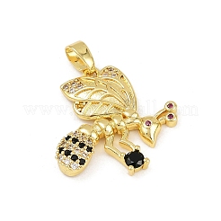 Латунные микро проложить кубического циркония подвески&nbsp;KK-F908-12G