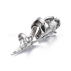 Кольцо на весь палец из сплава волчьей брони RJEW-T009-23AS