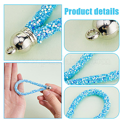 30 шт. 6 цвета ПВХ пайетки веревка подвеска украшения FIND-CP0001-74