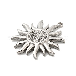 Подвески из нержавеющей стали 304 со стразами STAS-A122-03P