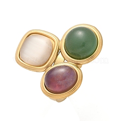 Регулируемые манжетные кольца из нержавеющей стали 304&nbsp;RJEW-S629-05G