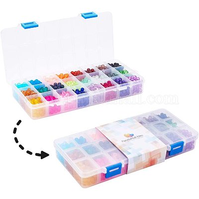 Прозрачные стеклянные бусины GLAA-PH0007-47-1