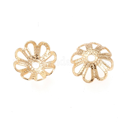 Декоративные колпачки для бусин из нержавеющей стали 304 X-STAS-K194-02G-1