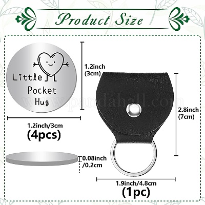 4 шт. памятных монет из нержавеющей стали AJEW-CN0001-96-1