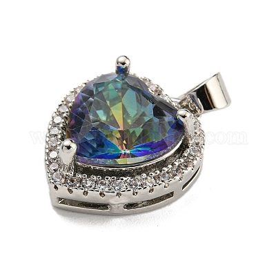 Стойки обшивки латунь микро проложить Циркон подвеску KK-H469-02P-08-1