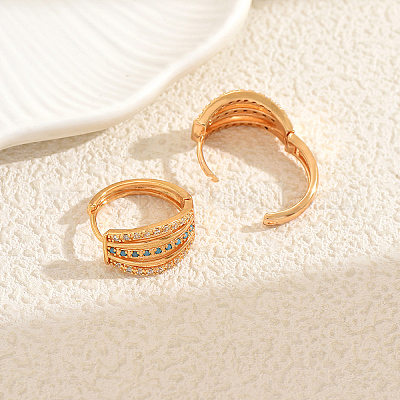 Латунные кольца серьги обруча CL2799-1