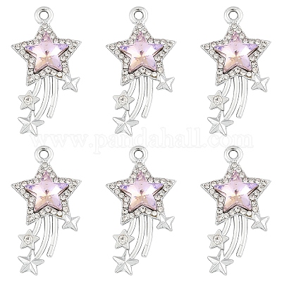 10шт стеклянные подвески GLAA-YW0004-64B-02-1