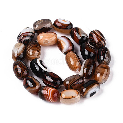 Природный агат бисер нитей G-N356-02A-10-1