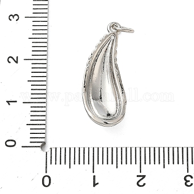 Латунные микропаве прозрачные подвески с фианитом KK-A273-24P-1