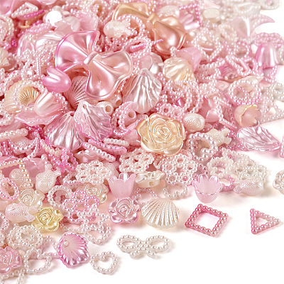 Непрозрачные бусины из абс-пластика FIND-TAC0016-33C-1