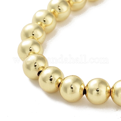Латунь бисера ожерелья NJEW-L170-08B-G-1