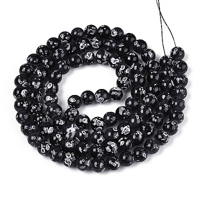 Выпечка краска бисер пряди DGLA-N015-8mm-10-1