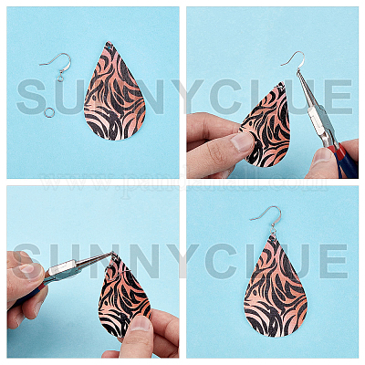 Комплекты фурнитуры для сережек из латуни KK-SC0001-33-1