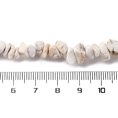 Бусы из магнезитовой крошки G-M205-75-1