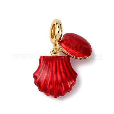 Латунные эмалированные европейские подвески с подвесками KK-C119-01B-1