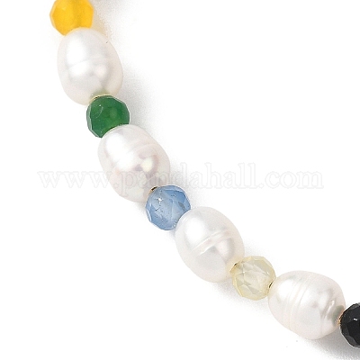 Браслеты из натурального агата BJEW-JB12850-1