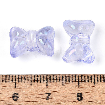 Выпечка расписные прозрачные стеклянные бусины DGLA-T004-05E-1