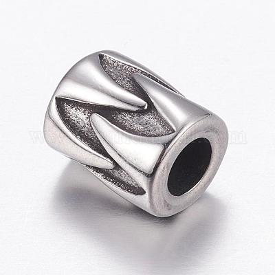 Европейские бусины из нержавеющей стали 304 STAS-P173-116AS-1