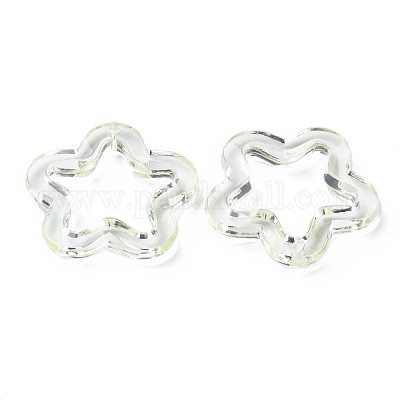 Прозрачные акриловые бусины&nbsp;MACR-S373-24-B09-1