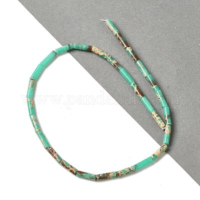 Синтетические окрашенные нити императорской яшмы G-D077-B01-13-1