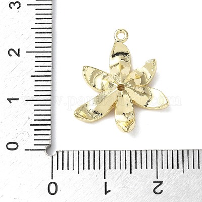 Латунные микропаве прозрачные подвески с фианитом KK-Z106-01G-04-1