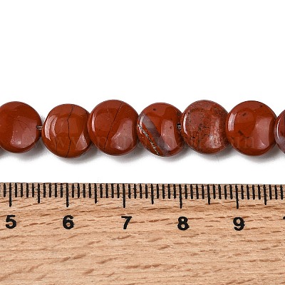 Натуральные красные яшмы бусы пряди G-K366-D02-01-1