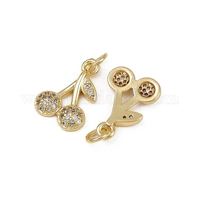 Латунные микро проложить кубического циркония подвески KK-Z120-08G-04-1