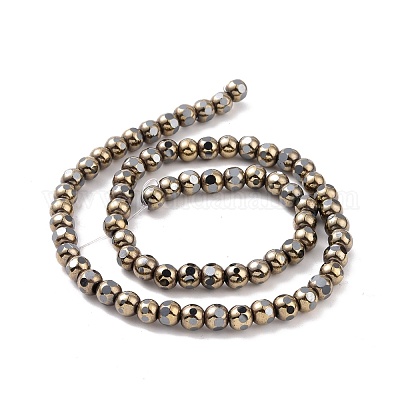 Гальванические немагнитная синтетический гематит бисер пряди G-G862-02I-1
