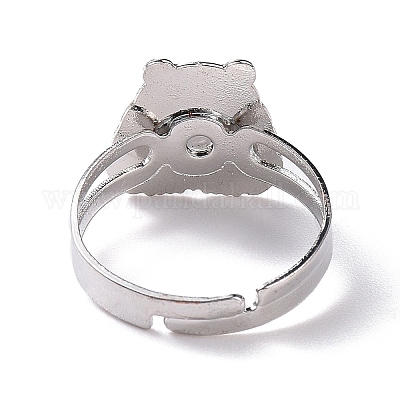 100 шт. регулируемое кольцо настроения RJEW-B029-07-1