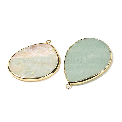 Природные подвески амазонит G-E526-01B-1