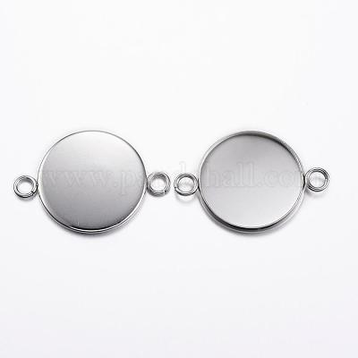 Устойчивые к потускнению крепления для кабошонов из нержавеющей стали 304 STAS-P161-29-20mm-1