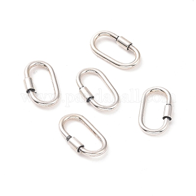 925 карабин с замком из стерлингового серебра STER-D036-14AS-1