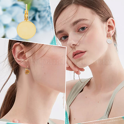 30 шт. фурнитура для сережек из нержавеющей стали 304 KK-BBC0008-16-1