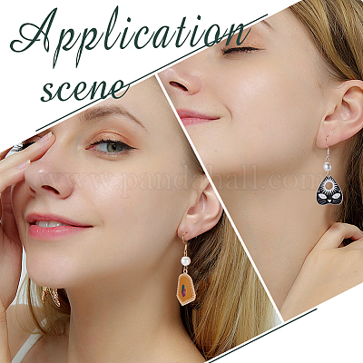 160 шт. 2-х цветные крючки для сережек из нержавеющей стали 304 STAS-BBC0003-78-1