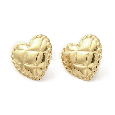 Серьги-гвоздики из нержавеющей стали 304 EJEW-K272-02C-G-1