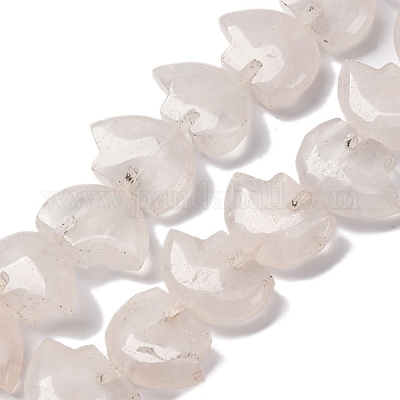 Природного розового кварца нитей бисера G-F783-G09-01-1