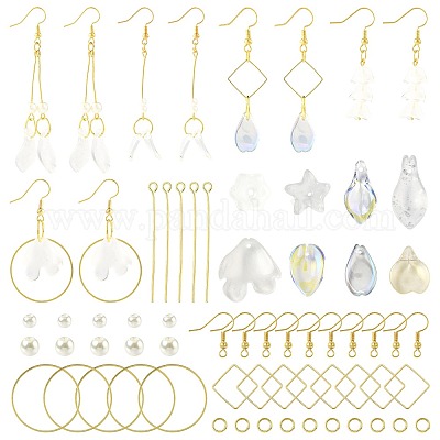 Наборы для создания подвесных сережек своими руками DIY-FS0009-04-1