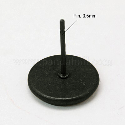 Латунь сеттинги серьга KK-I001-B-NF-1