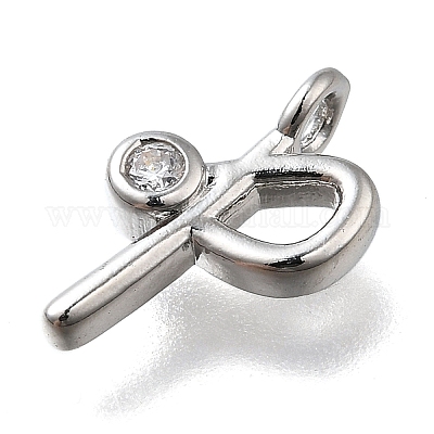 Латунные микро проложить кубического циркония подвески KK-B132-12P-P-1