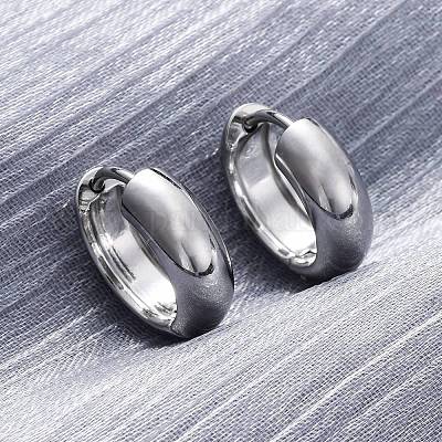 Серьги-кольца из хирургической нержавеющей стали 316 для женщин EJEW-G429-01B-P-1