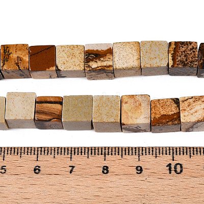 Естественного изображения яшмы бисер нитей G-T139-8x8-27A-1