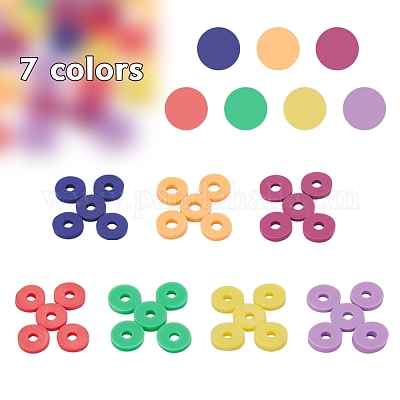 Бусины из полимерной глины  CLAY-YW0001-24-1