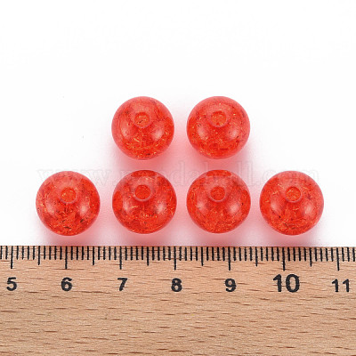 Прозрачных бусин акриловые треск MACR-S373-66A-N08-1