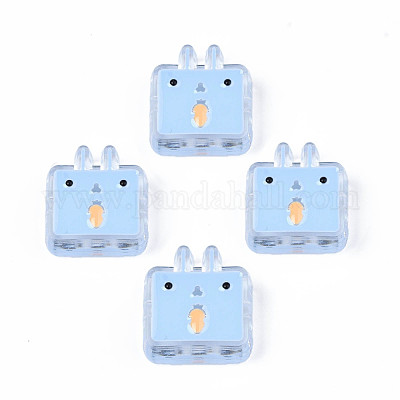 Прозрачные акриловые бусины ACRC-S039-10-1