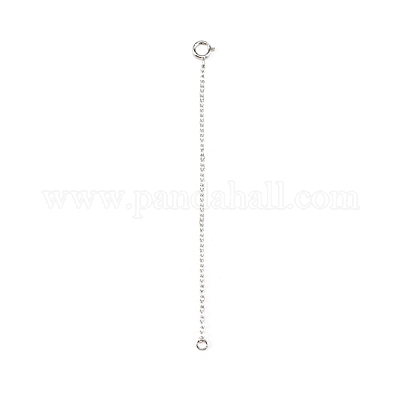 925 удлинитель цепи из серебра BJEW-WH0016-10A-P-1